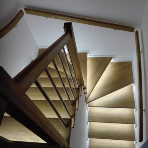 Holztreppe in Datteln