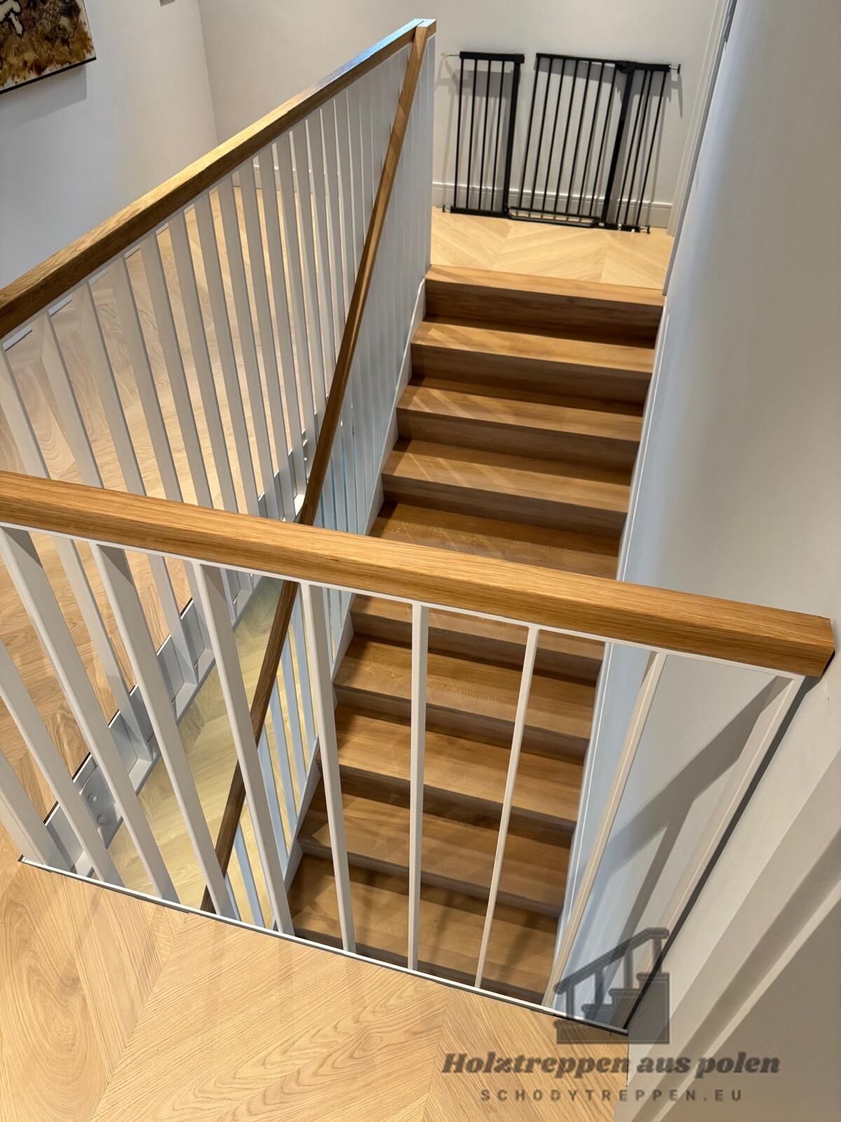 Kragarmtreppe aus Holz
