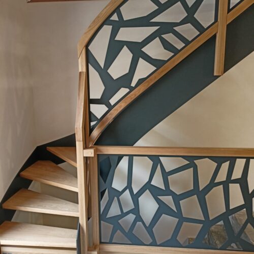 Holztreppen in Stuttgart