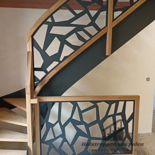 Faltwerktreppe aus Holz