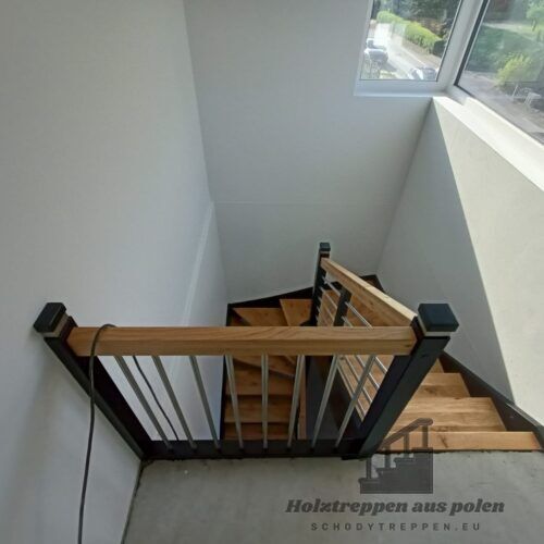 Holztreppen in Heidelberg
