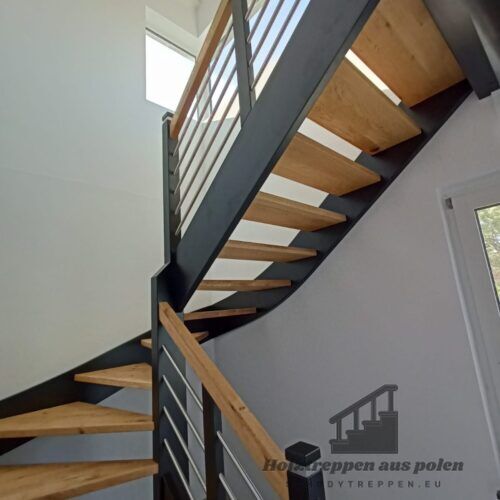 Holztreppen in Freiburg