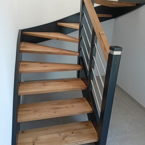 Holztreppen in Münster