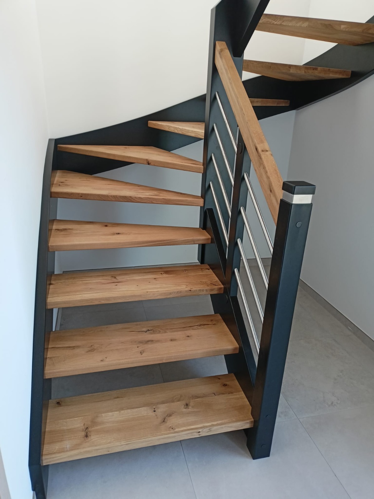 Holztreppen in Münster