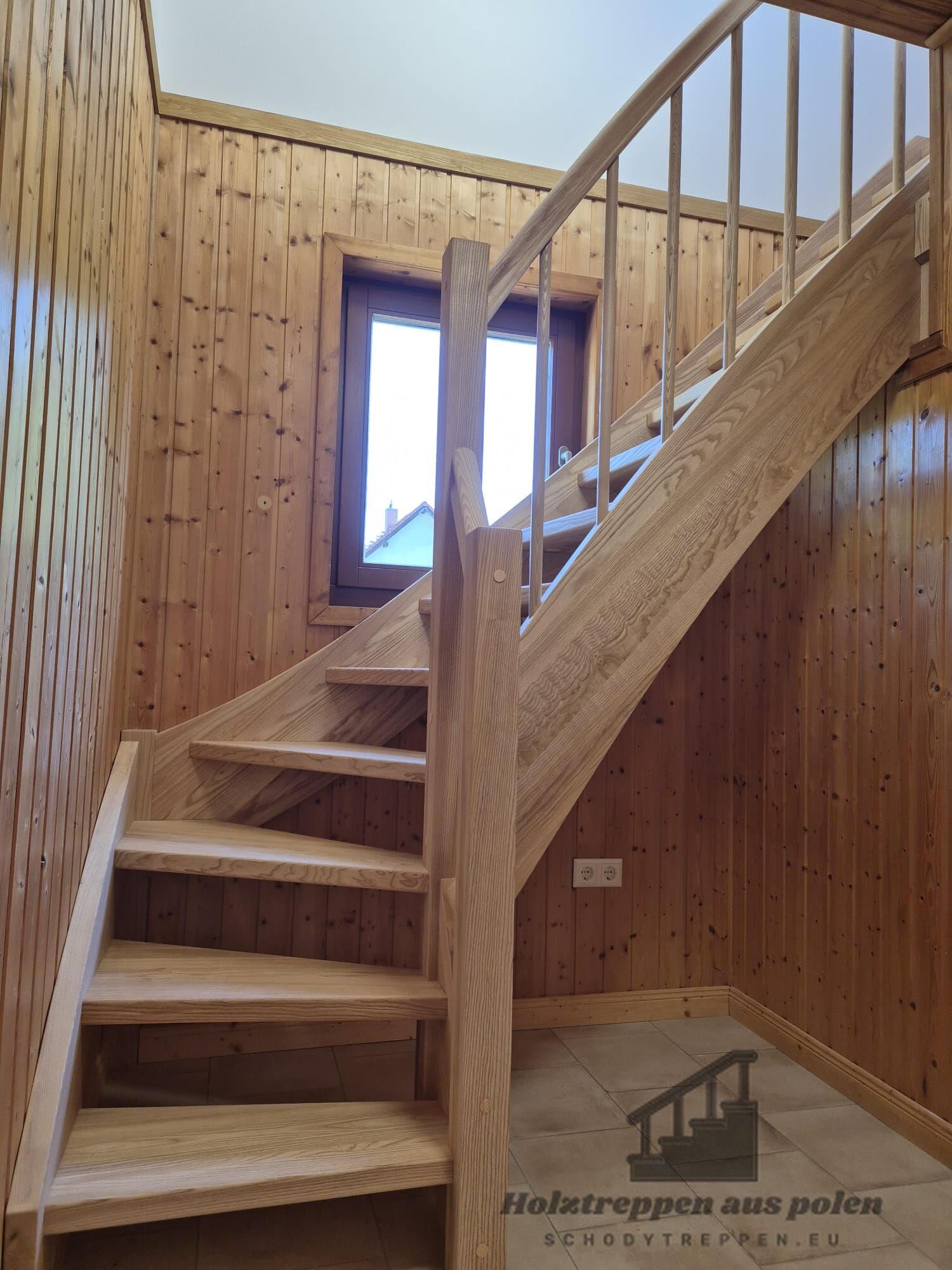 Holztreppen in Augsburg
