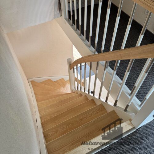 Holztreppen in Regensburg