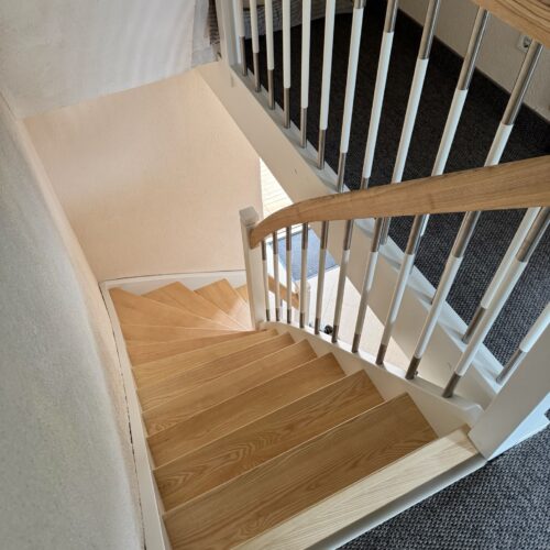 Holztreppen in Regensburg